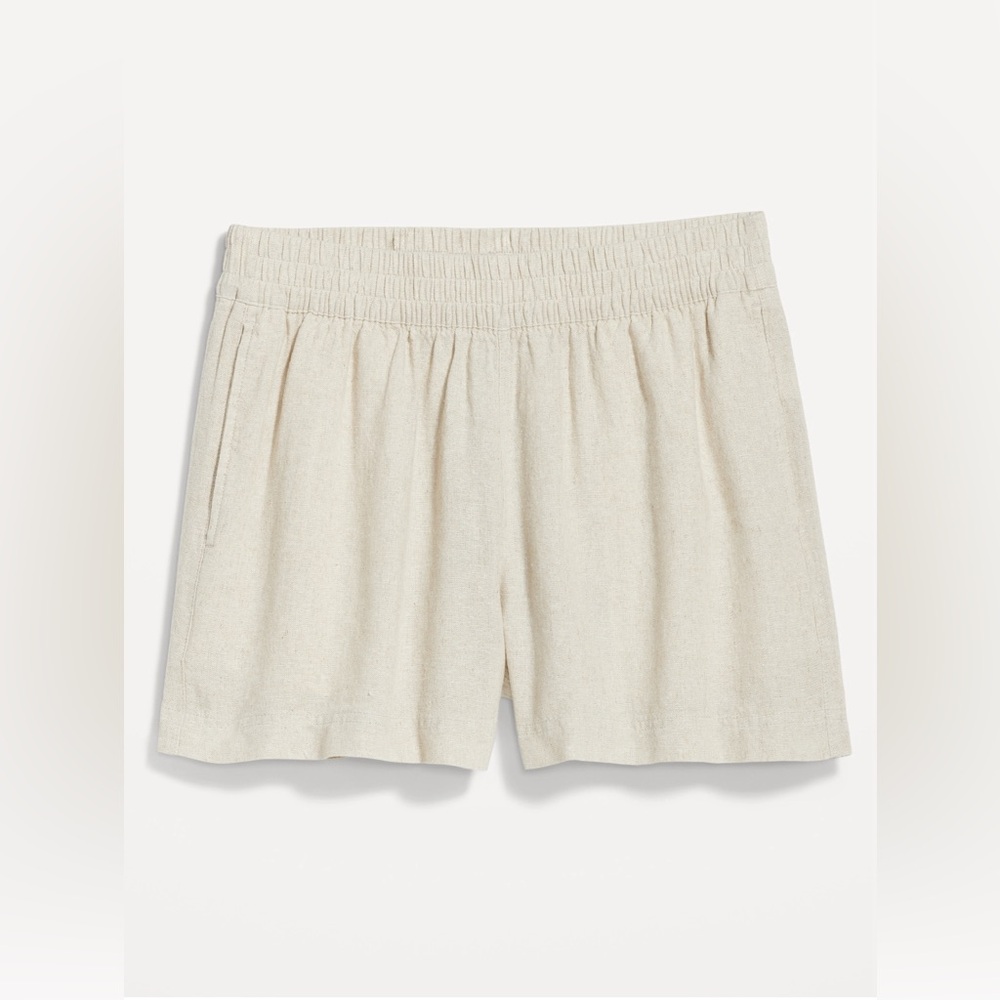 Old Navy Linen Blend Shorts - High Waisted size Medium